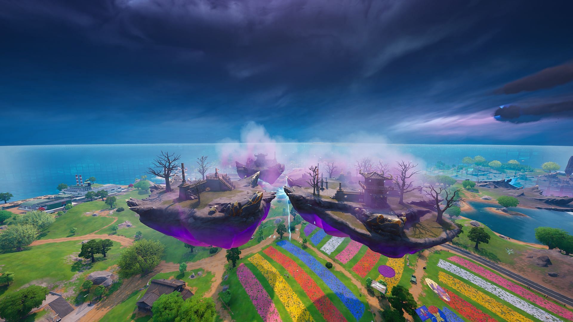 Head over to the floating Rift island to find and defeat Kor in Fortnite Chapter 6 Season 3 (Image via Sportskeeda Gaming || Epic Games)